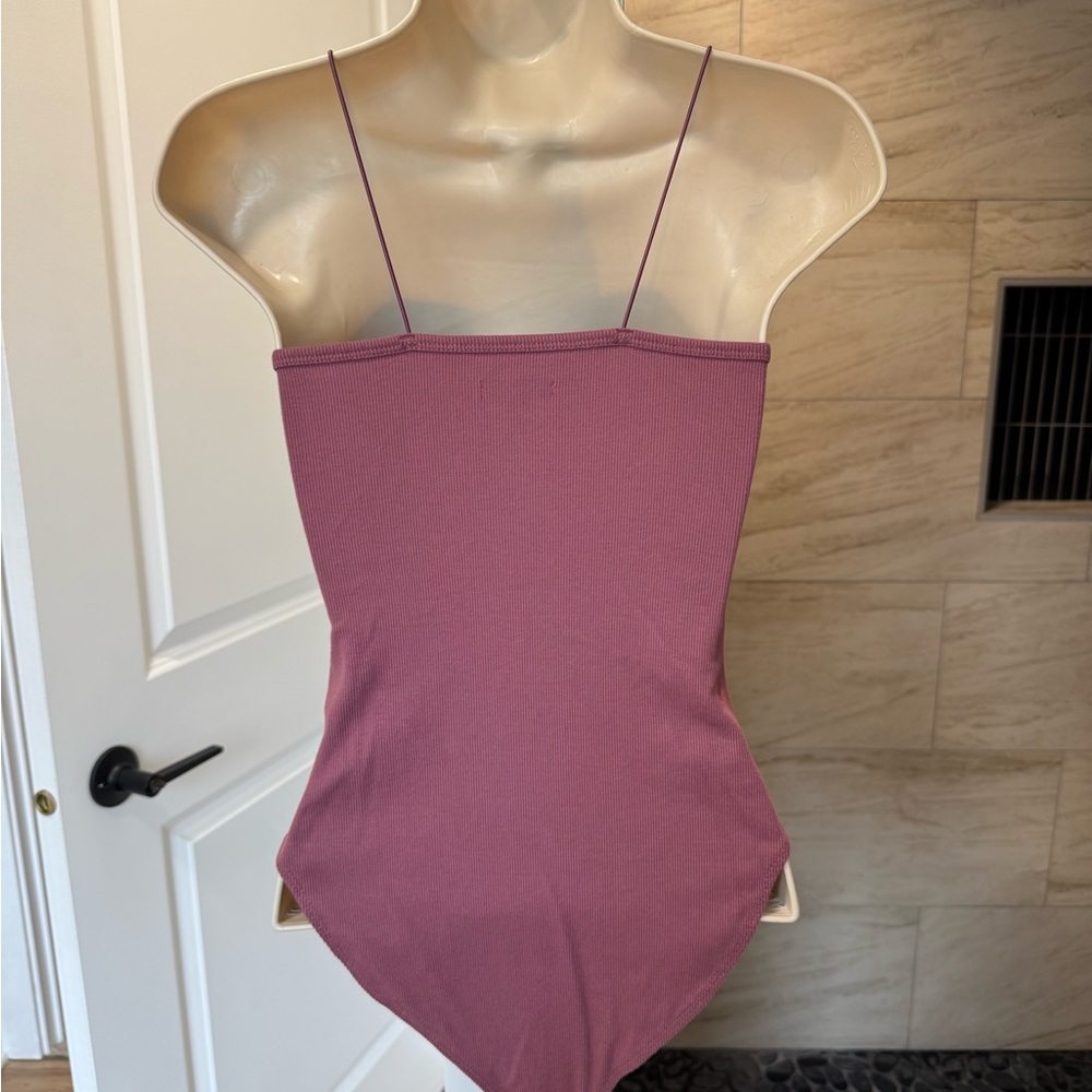 Wild Fable Dusty Rose Ribbed Top - Picture 3 of 5